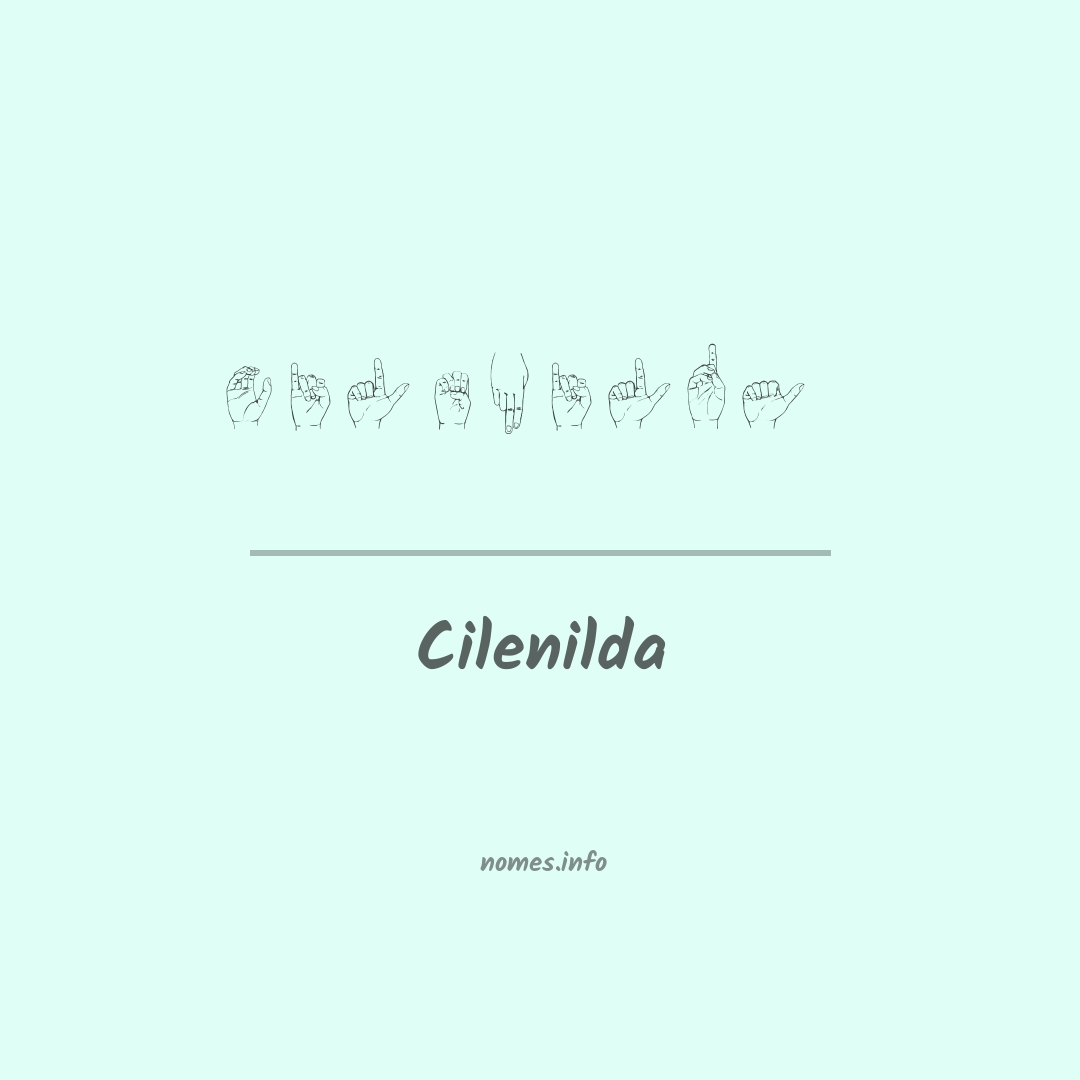 Cilenilda em Libras