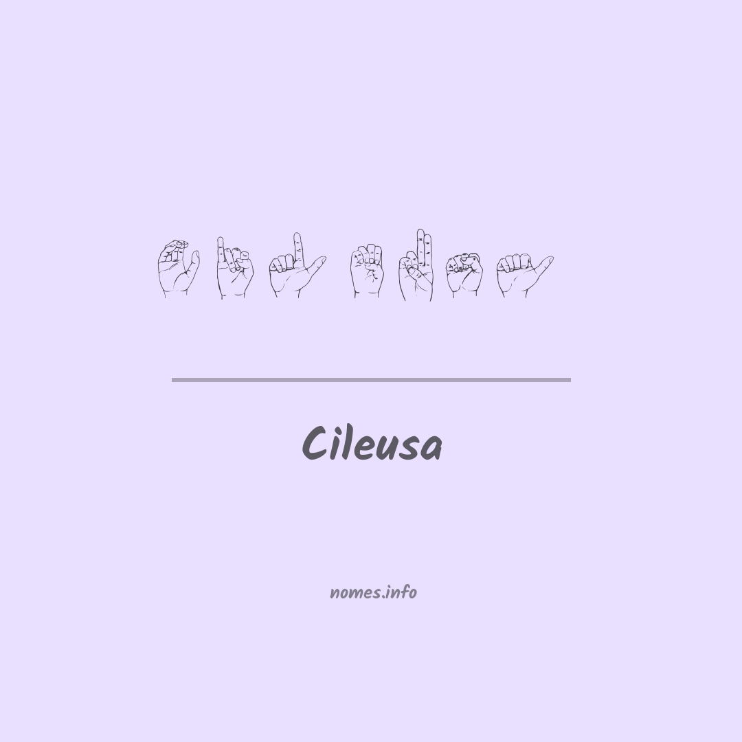Cileusa em Libras