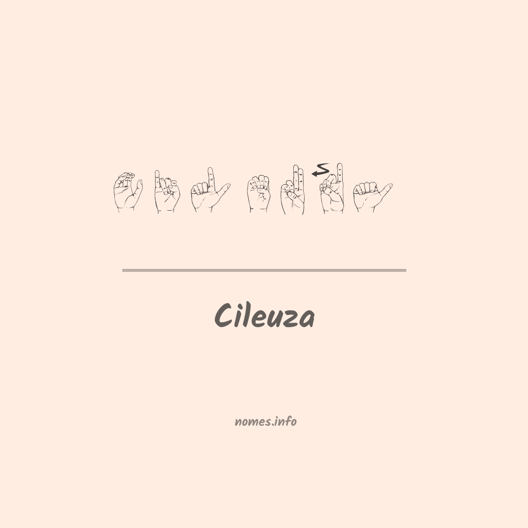 Cileuza em Libras