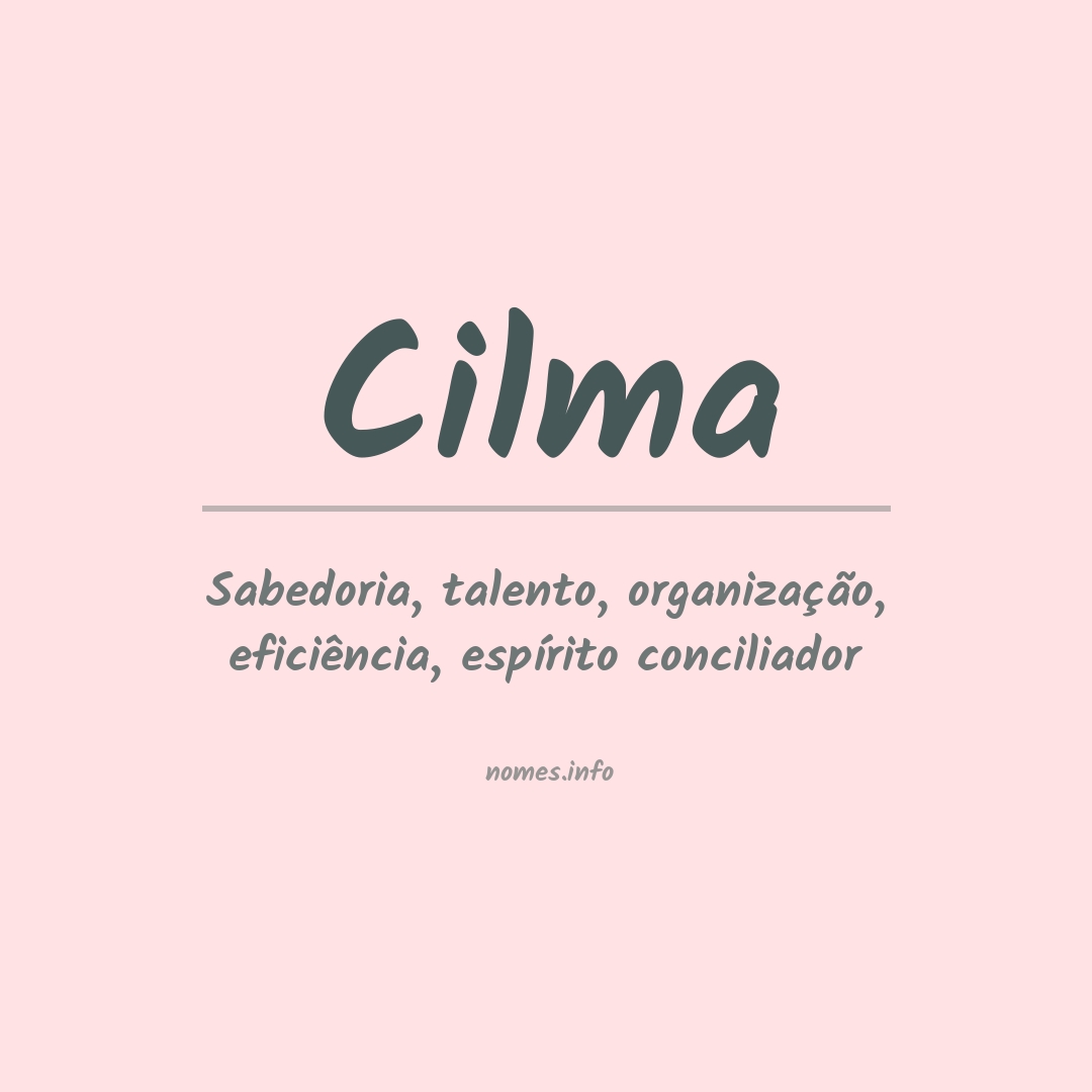 Significado do nome Cilma