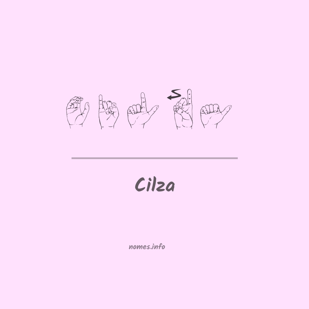 Cilza em Libras