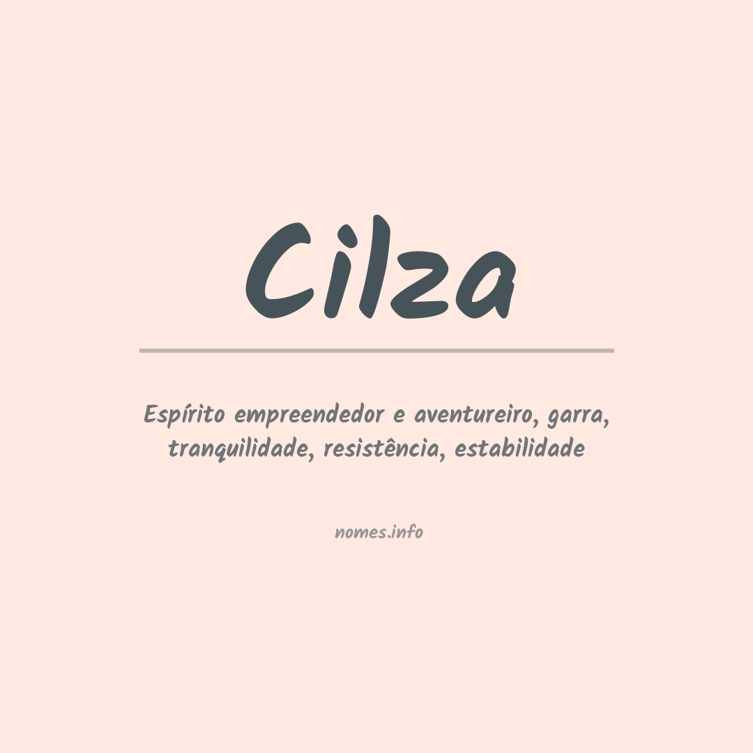 Significado do nome Cilza