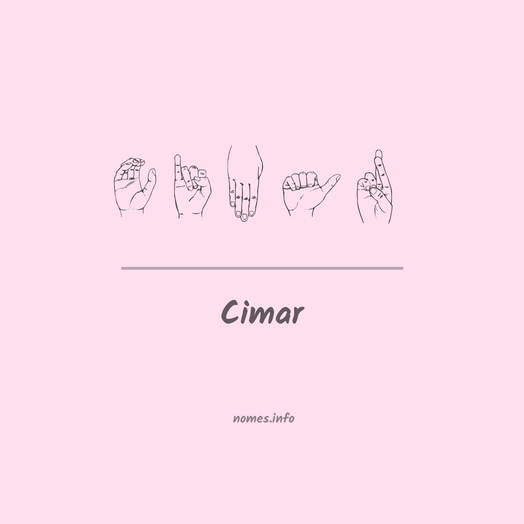 Cimar em Libras