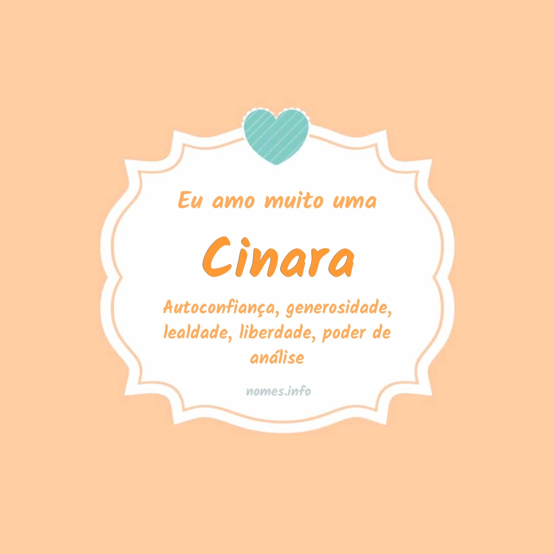 Eu amo muito Cinara