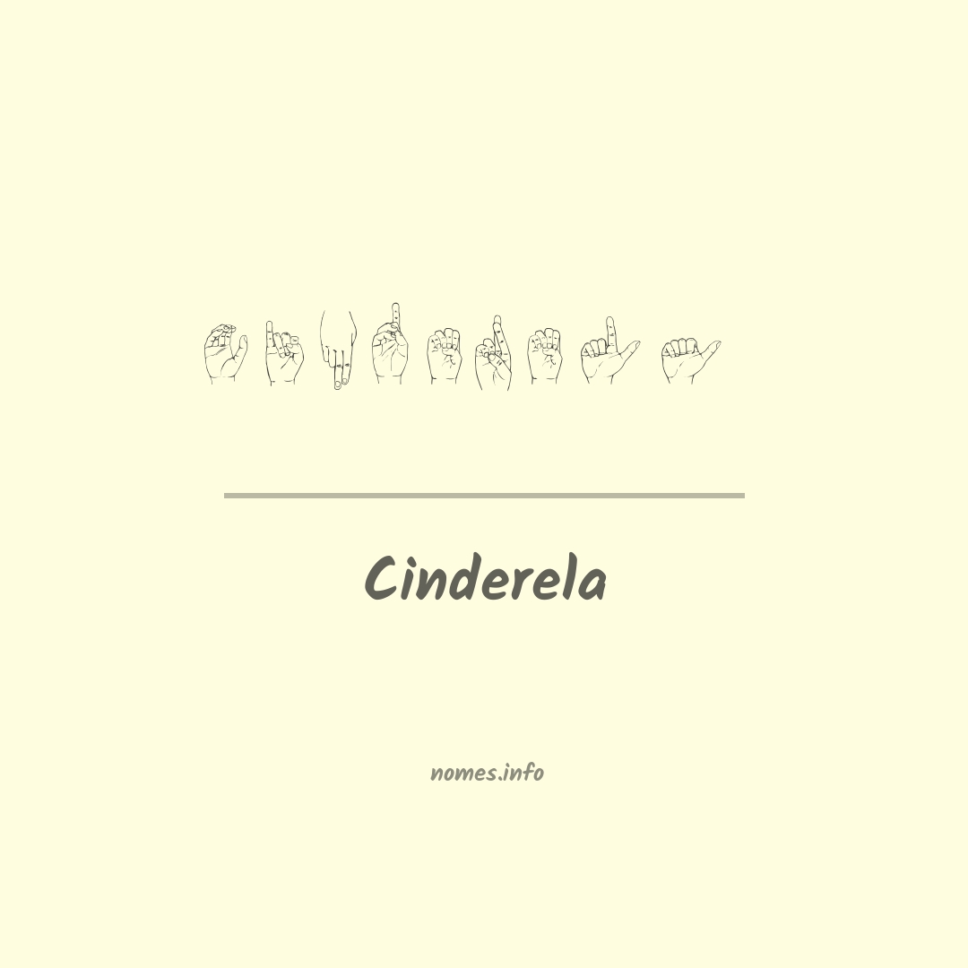 Cinderela em Libras
