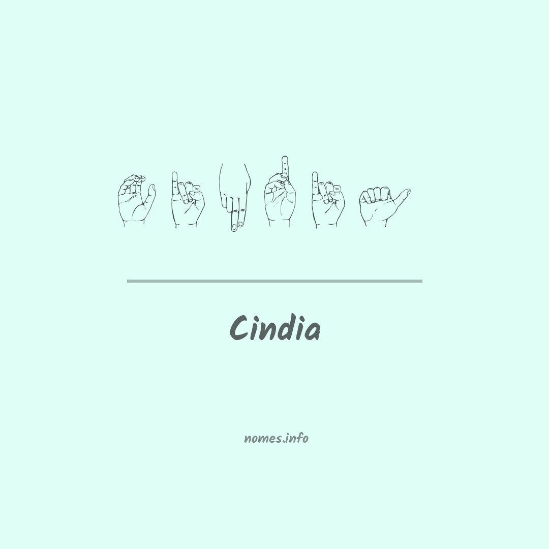 Cindia em Libras