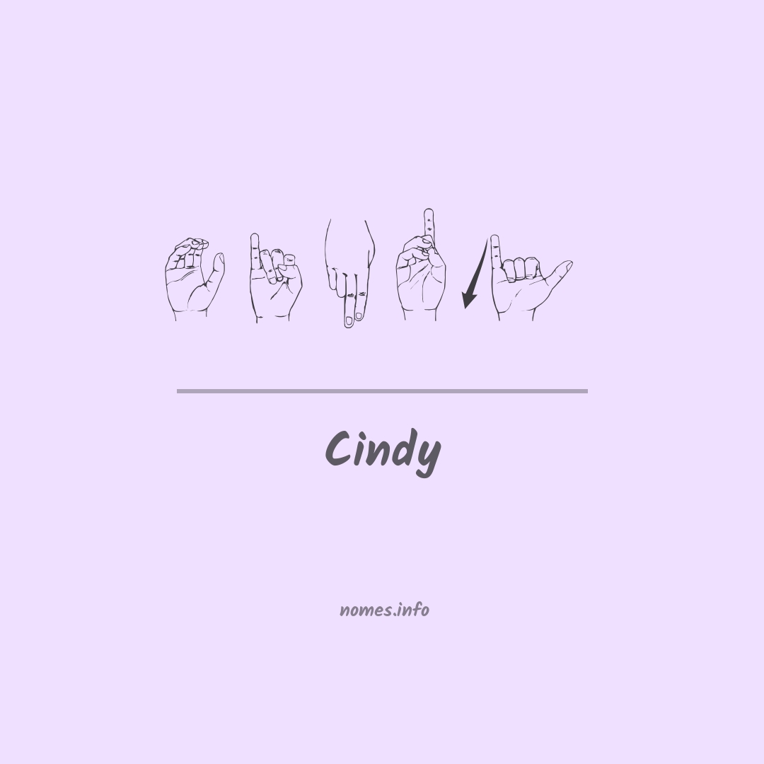 Cindy em Libras