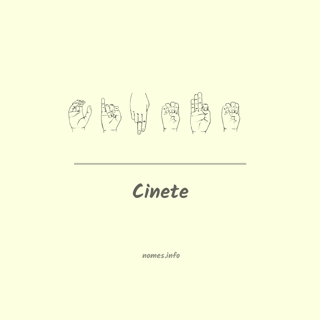 Cinete em Libras