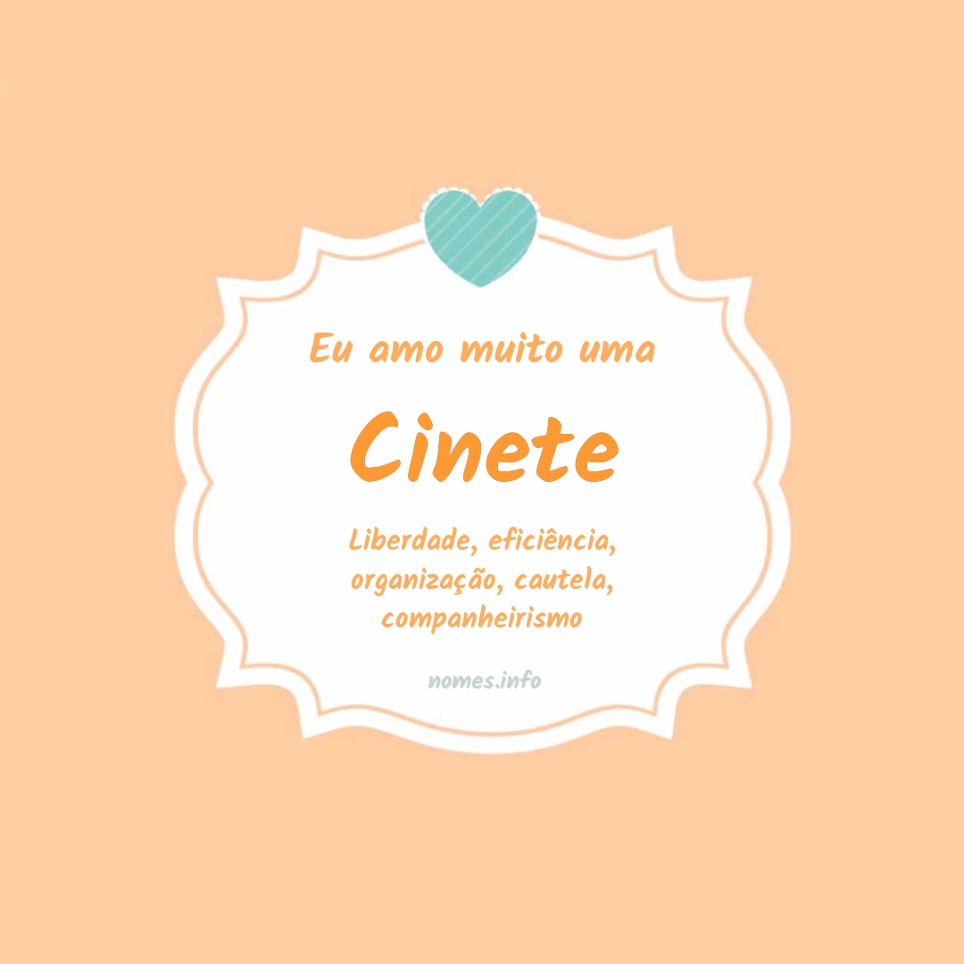 Eu amo muito Cinete