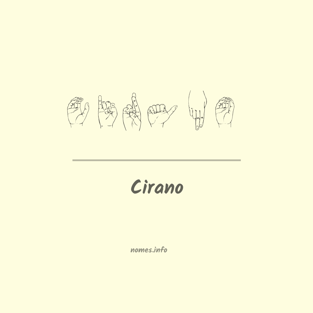 Cirano em Libras Cirano em Libras