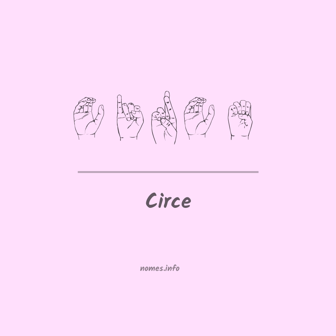 Circe em Libras