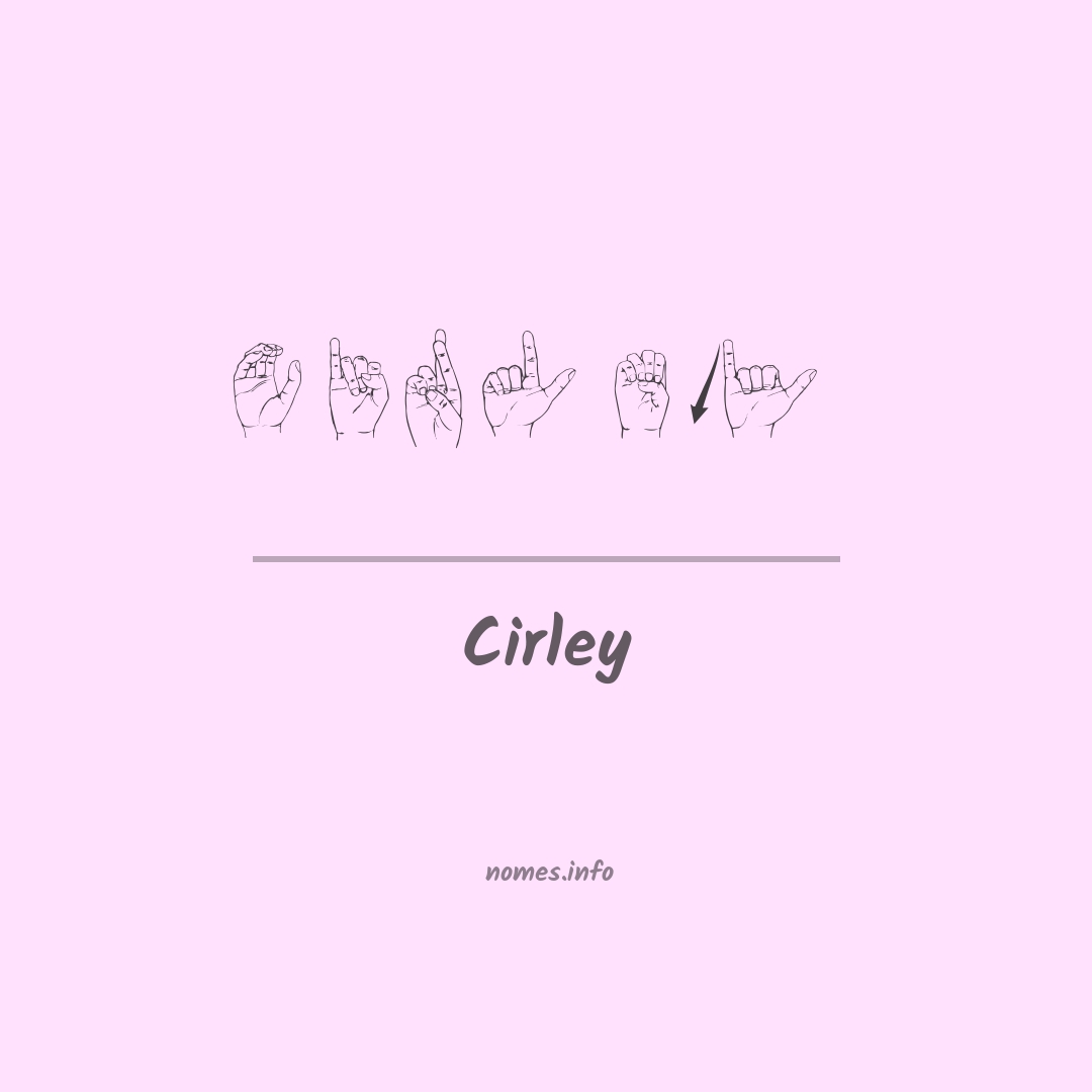 Cirley em Libras