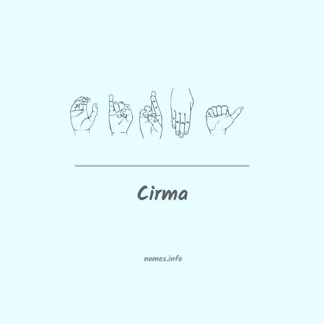 Cirma em Libras