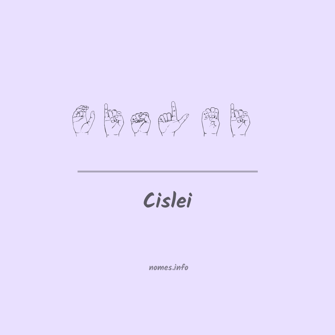 Cislei em Libras