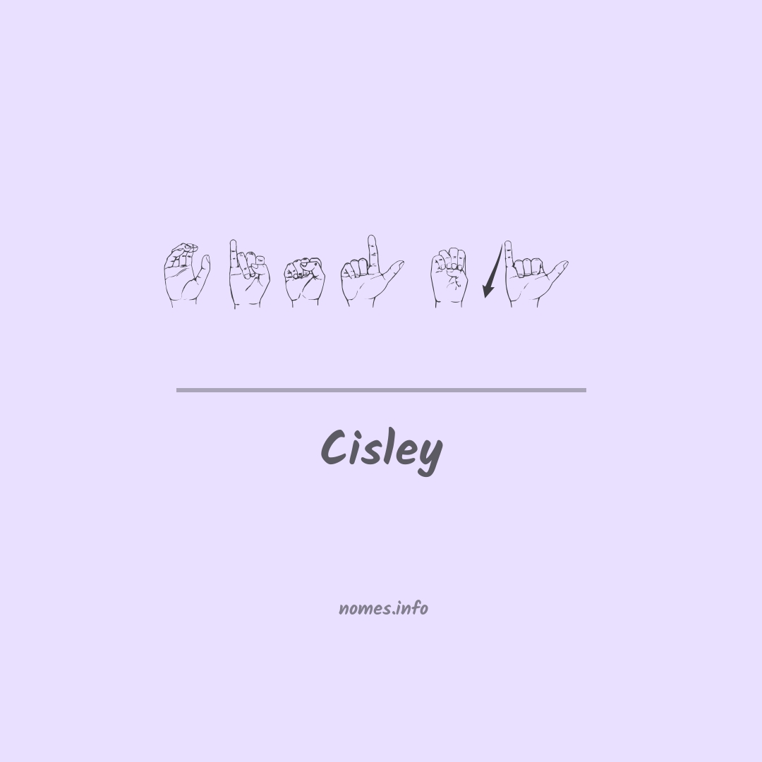 Cisley em Libras