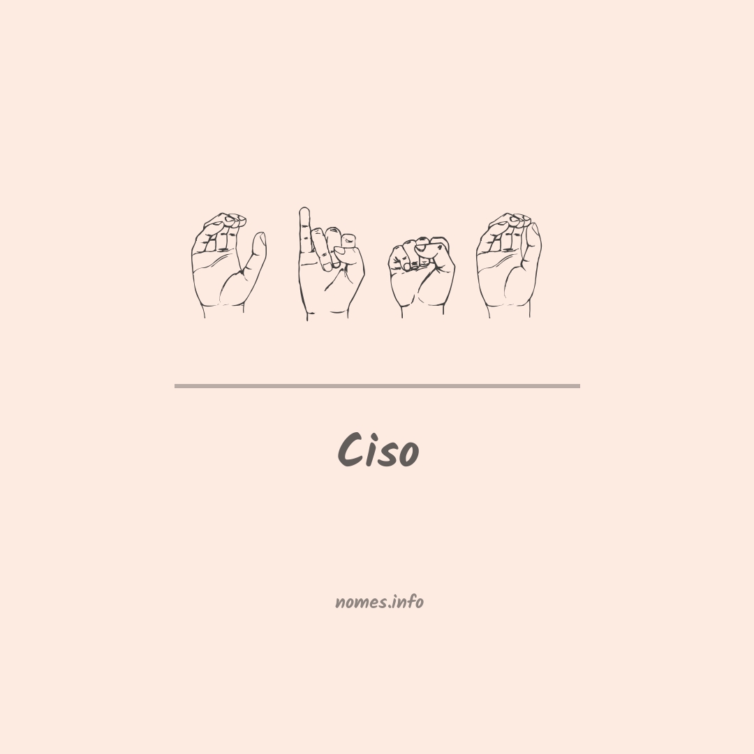 Ciso em Libras