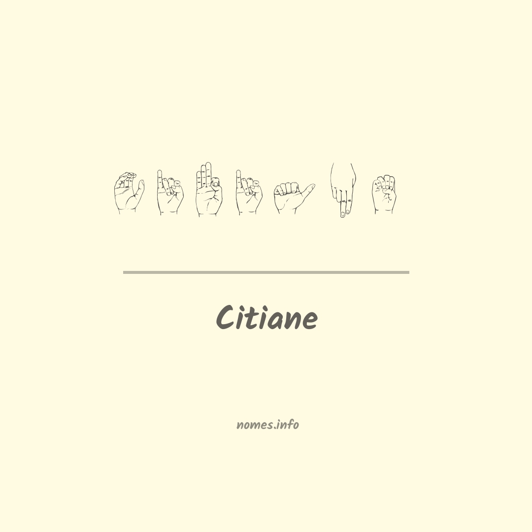 Citiane em Libras