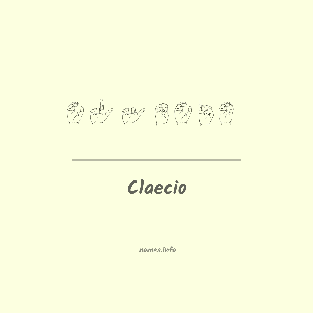 Claecio em Libras