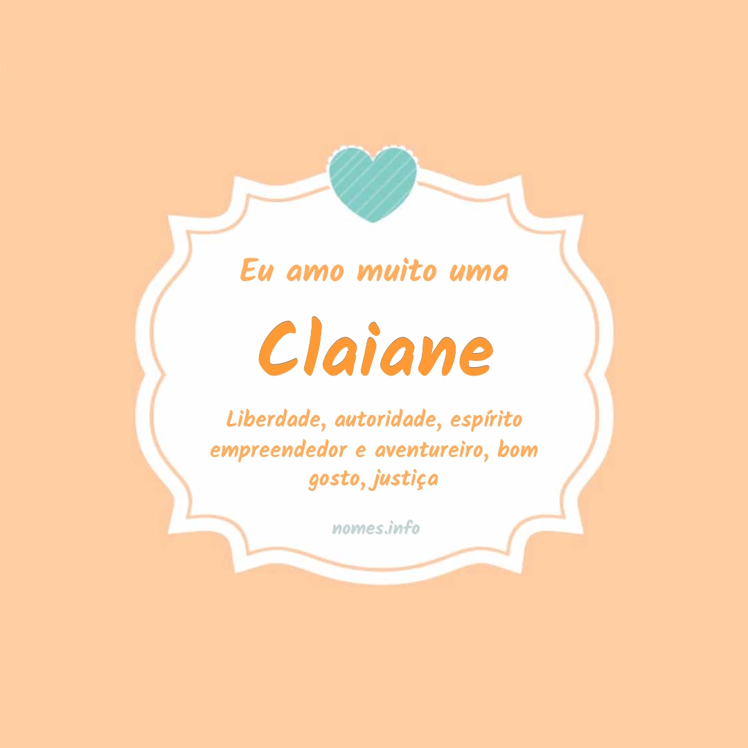 Eu amo muito Claiane