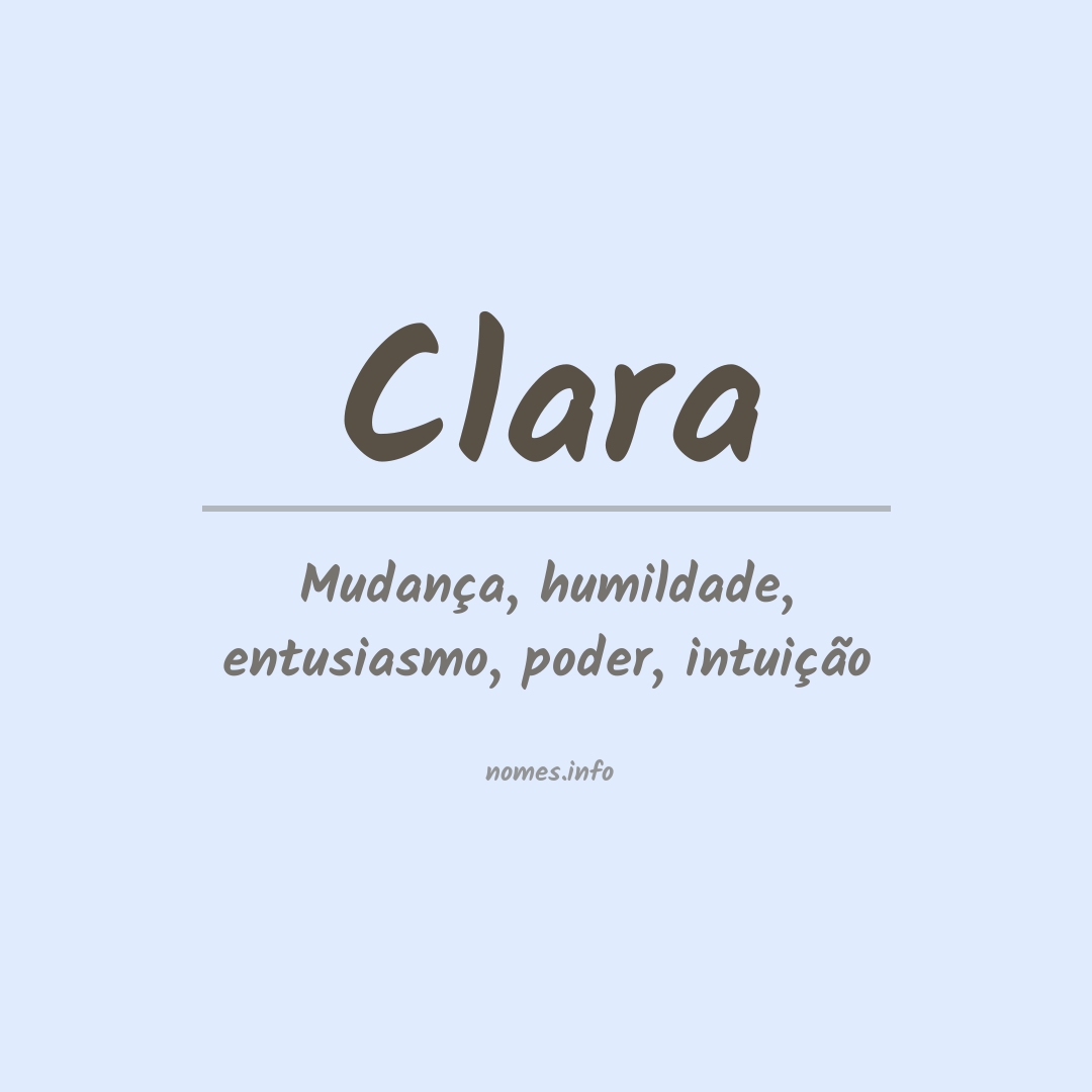 Significado do nome Clara 🤔 + Curiosidades 👀 + Mensagens 👼