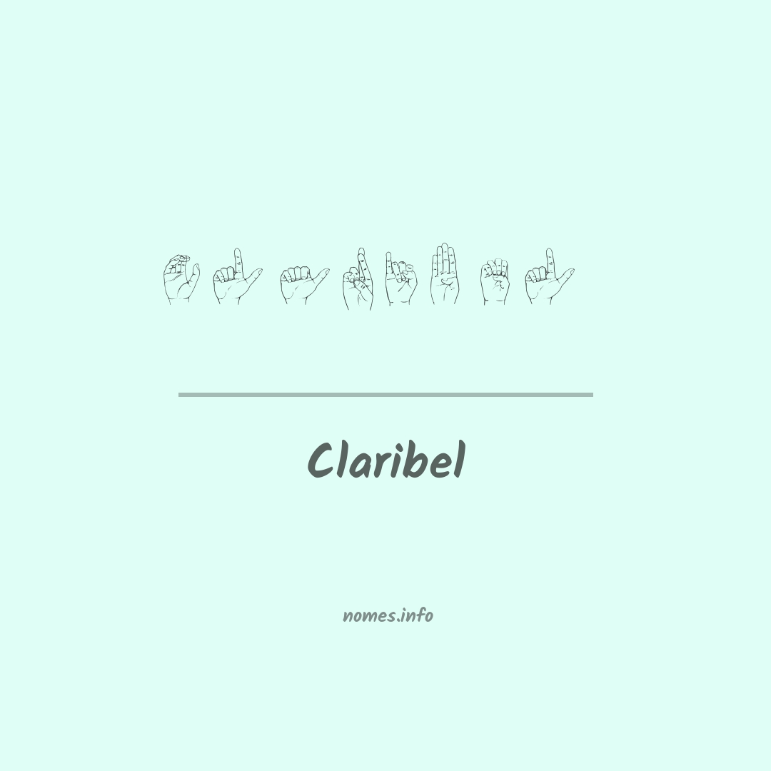 Claribel em Libras
