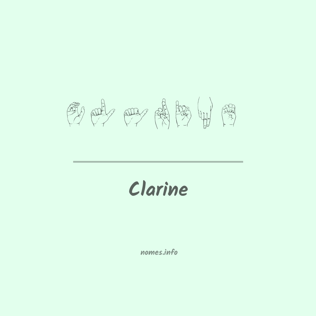 Clarine em Libras