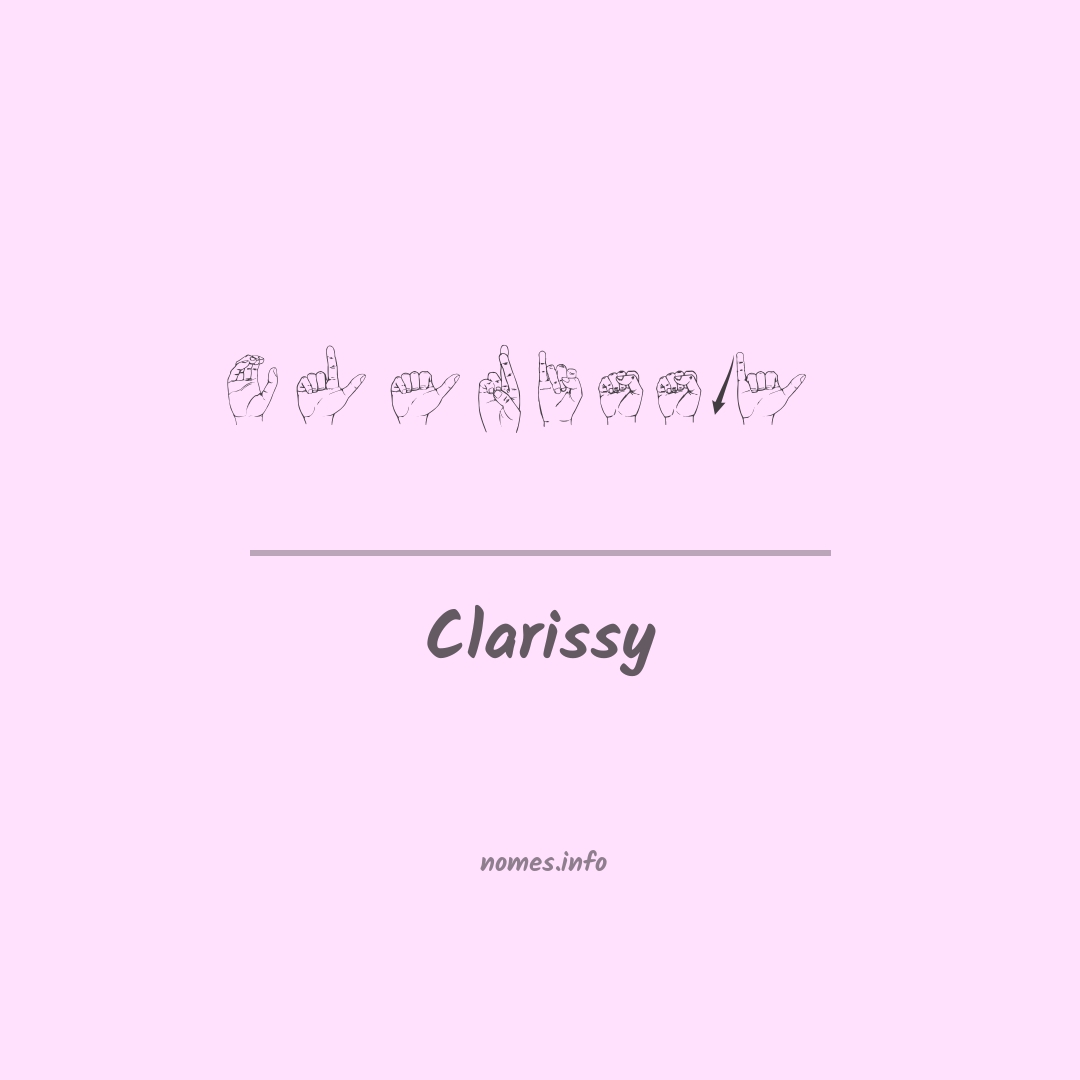 Clarissy em Libras