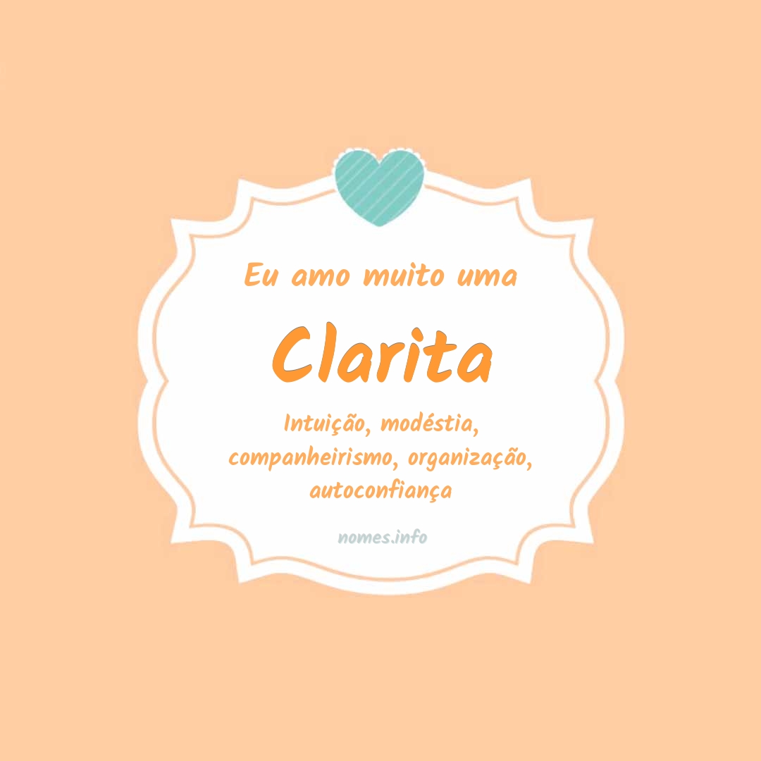 Eu amo muito Clarita