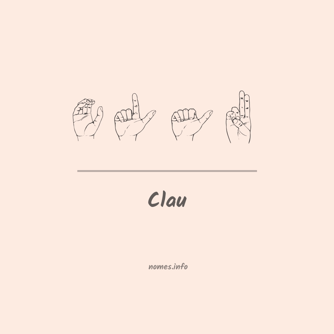 Clau em Libras