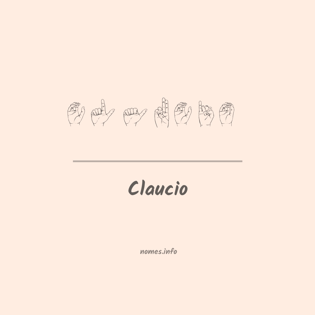 Claucio em Libras
