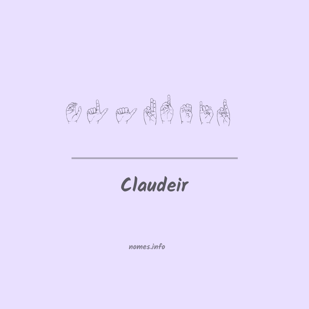 Claudeir em Libras