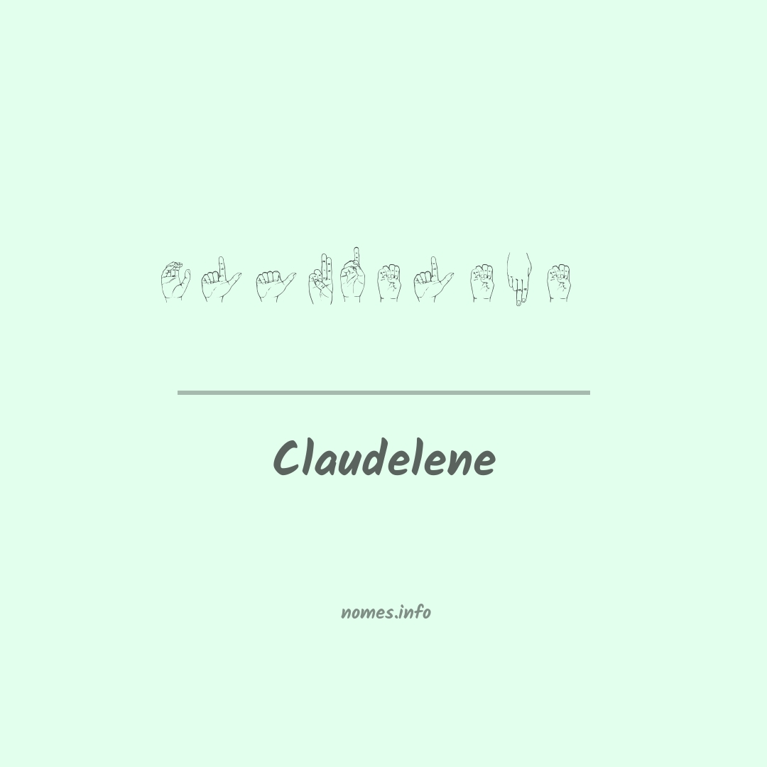 Claudelene em Libras