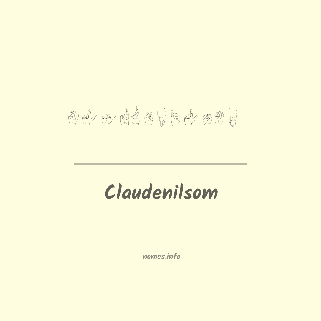 Claudenilsom em Libras Claudenilsom em Libras
