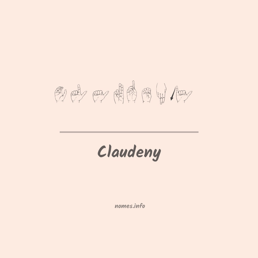 Claudeny em Libras