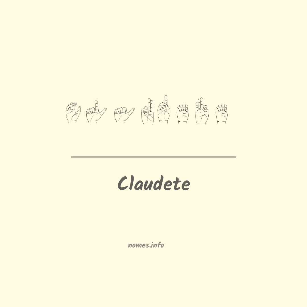 Claudete em Libras