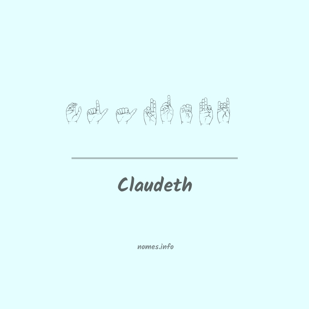 Claudeth em Libras