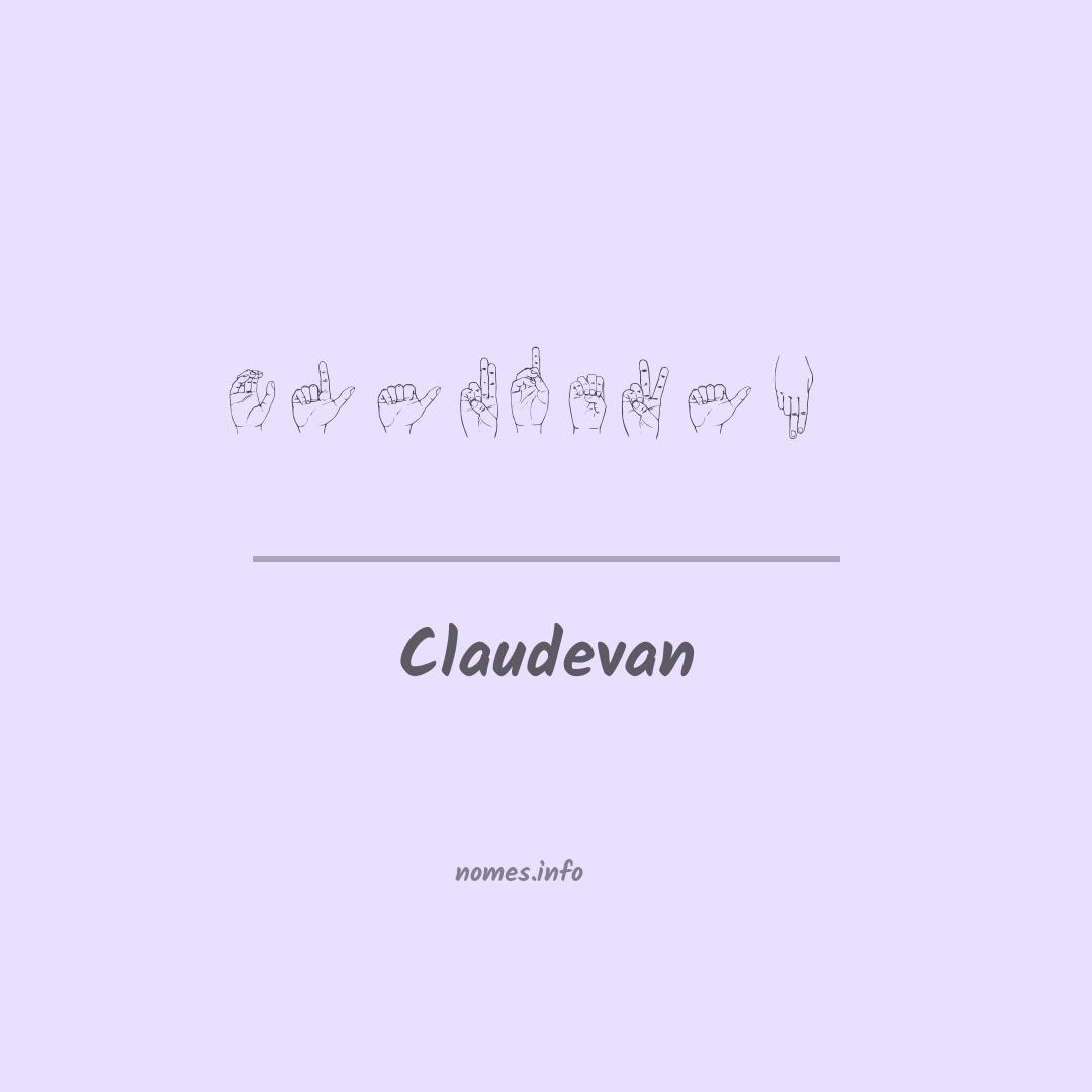 Claudevan em Libras