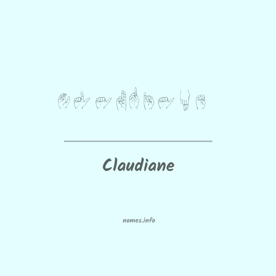 Claudiane em Libras