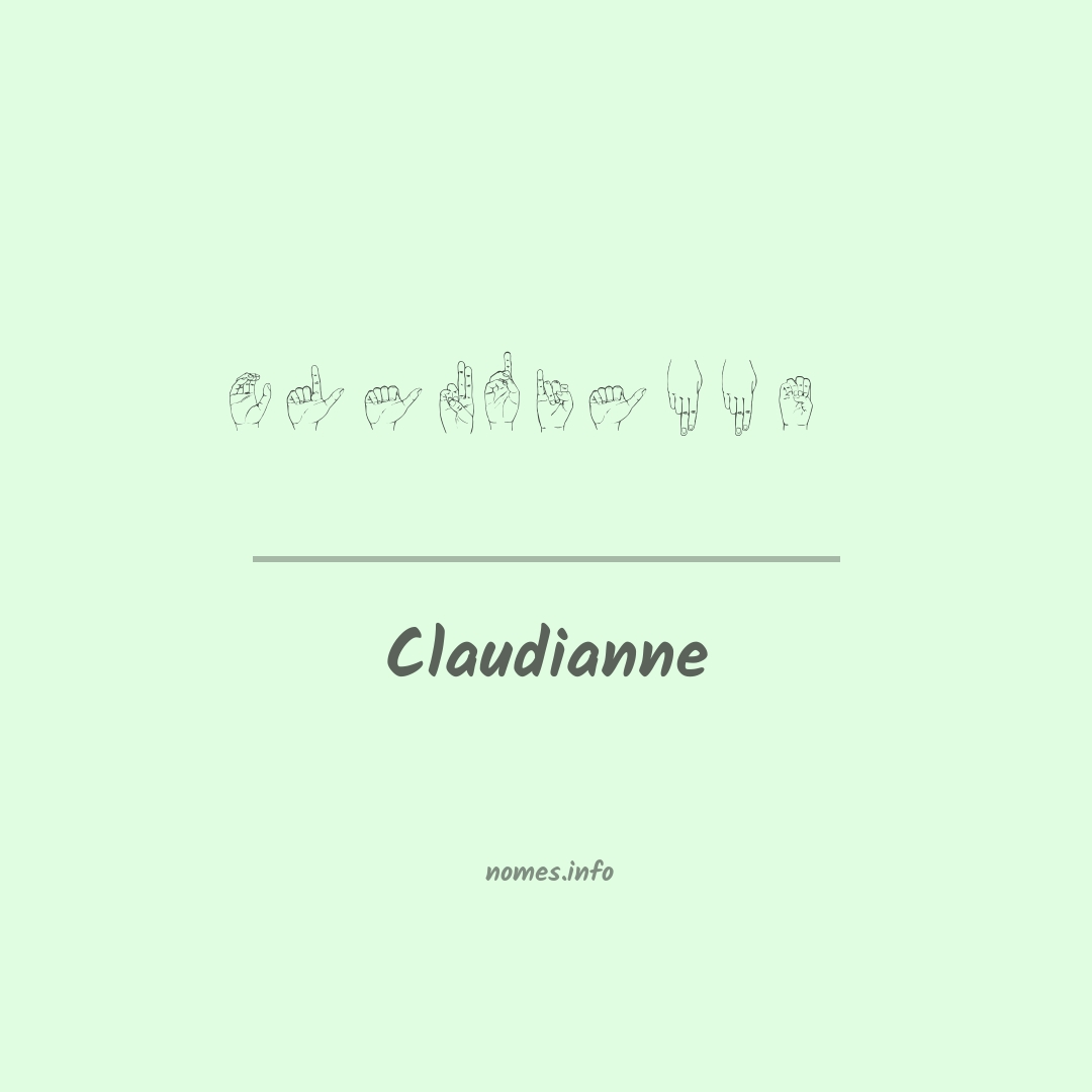 Claudianne em Libras