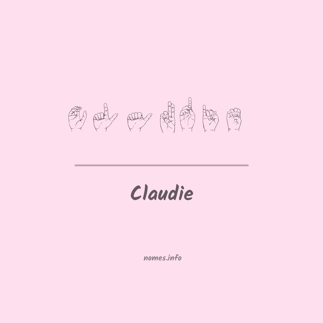 Claudie em Libras