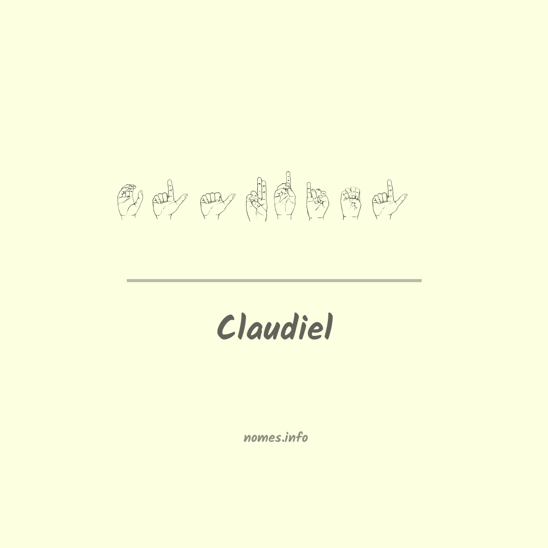 Claudiel em Libras