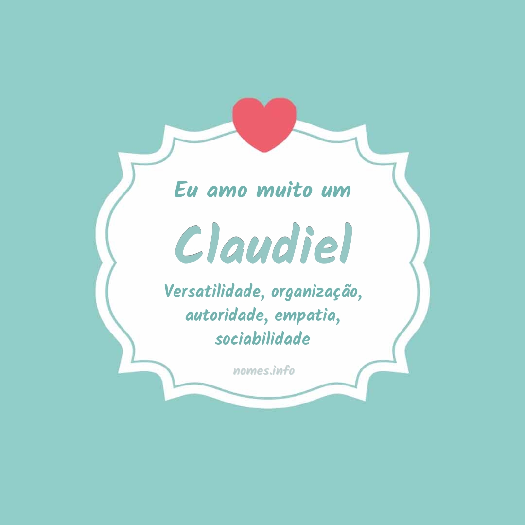 Eu amo muito Claudiel
