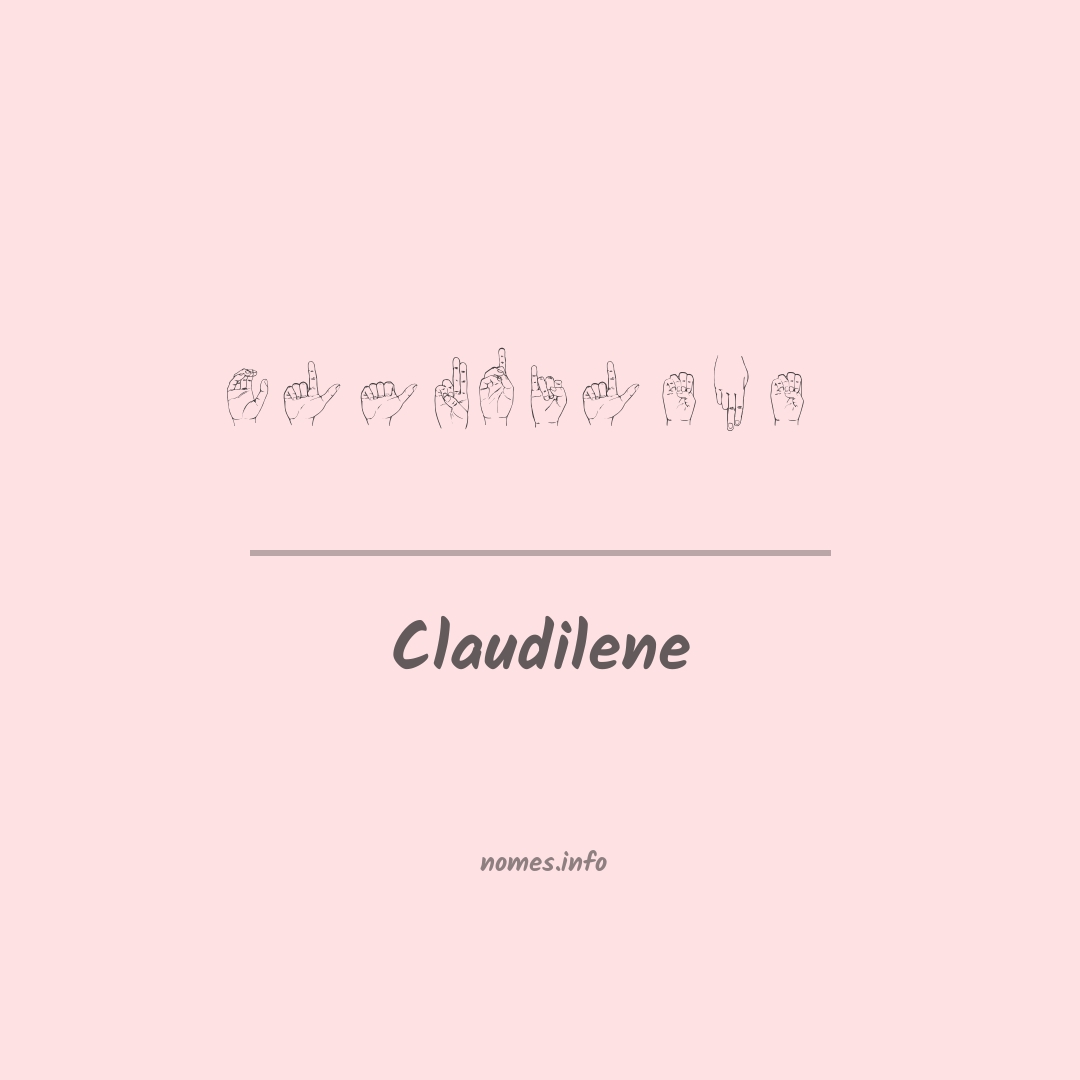 Claudilene em Libras