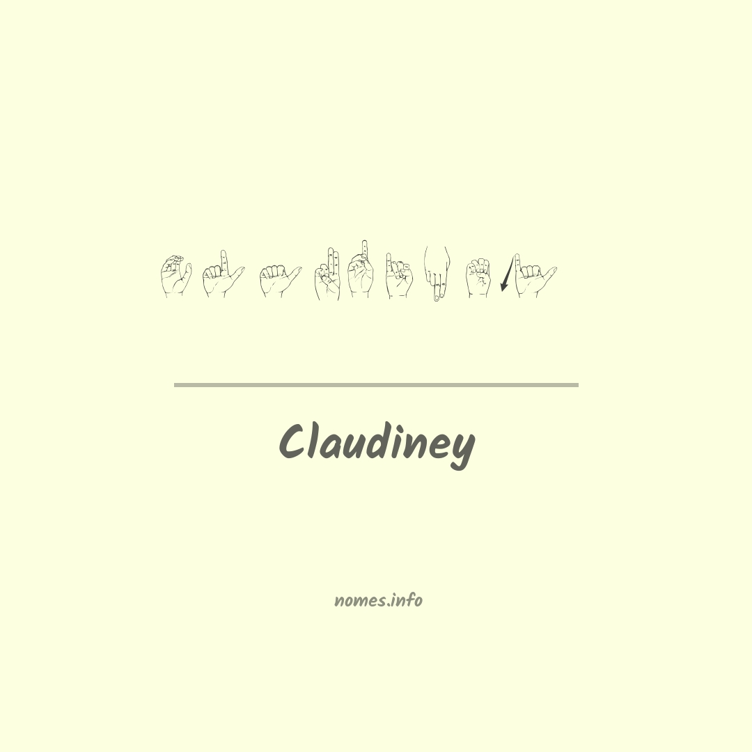 Claudiney em Libras
