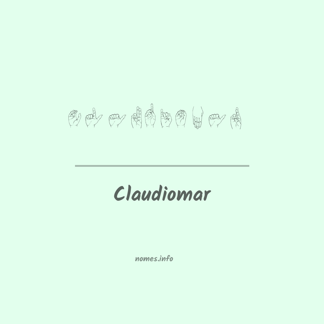 Claudiomar em Libras