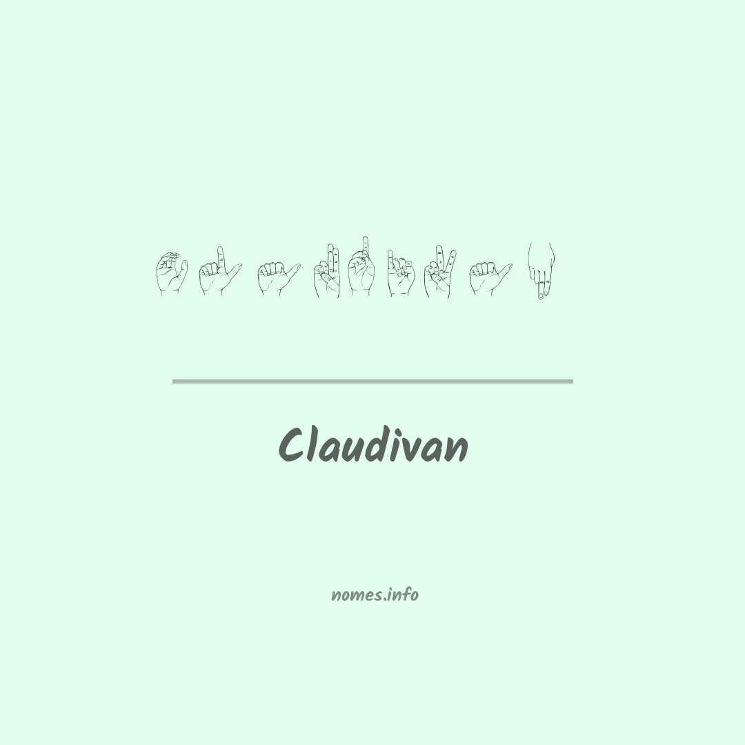 Claudivan em Libras