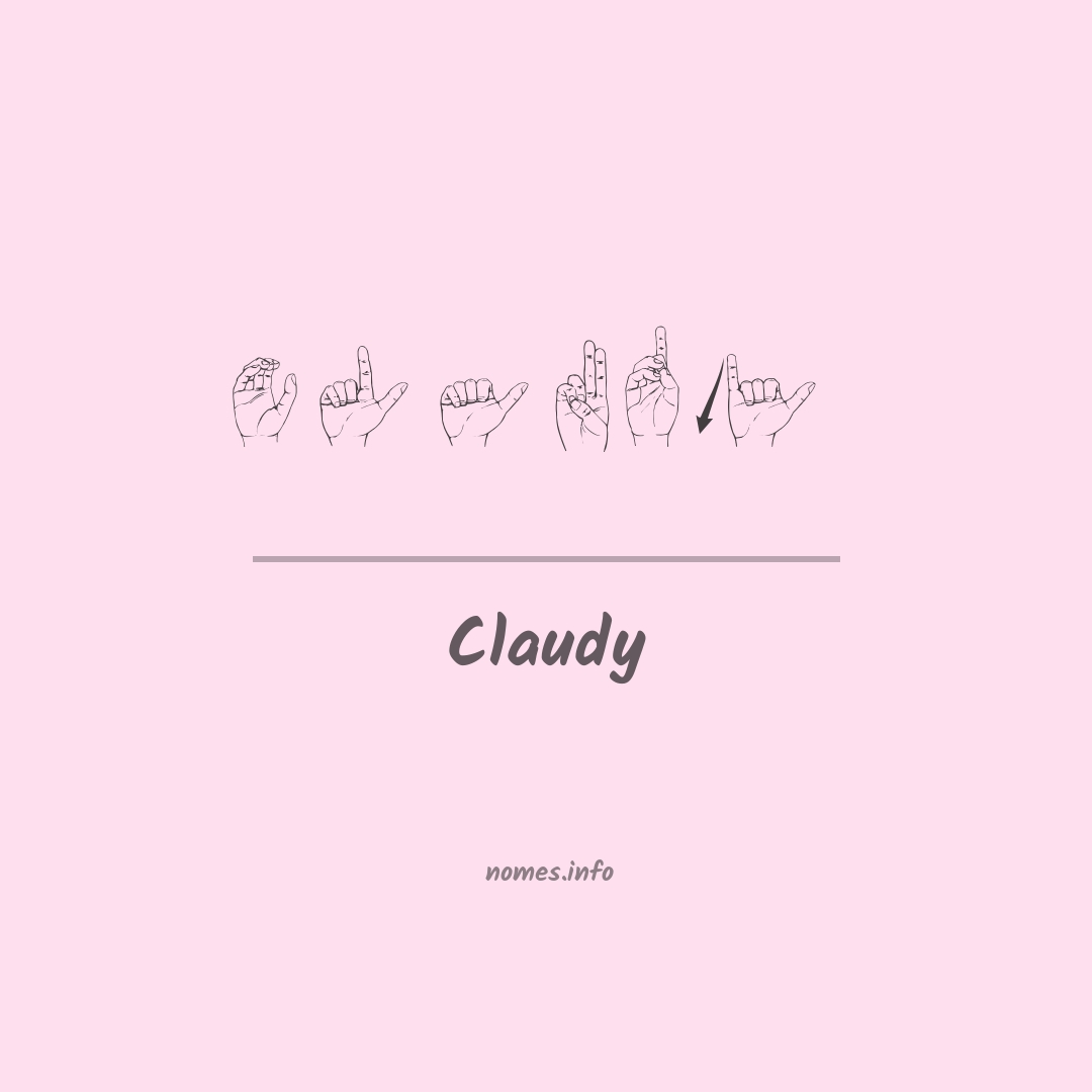 Claudy em Libras