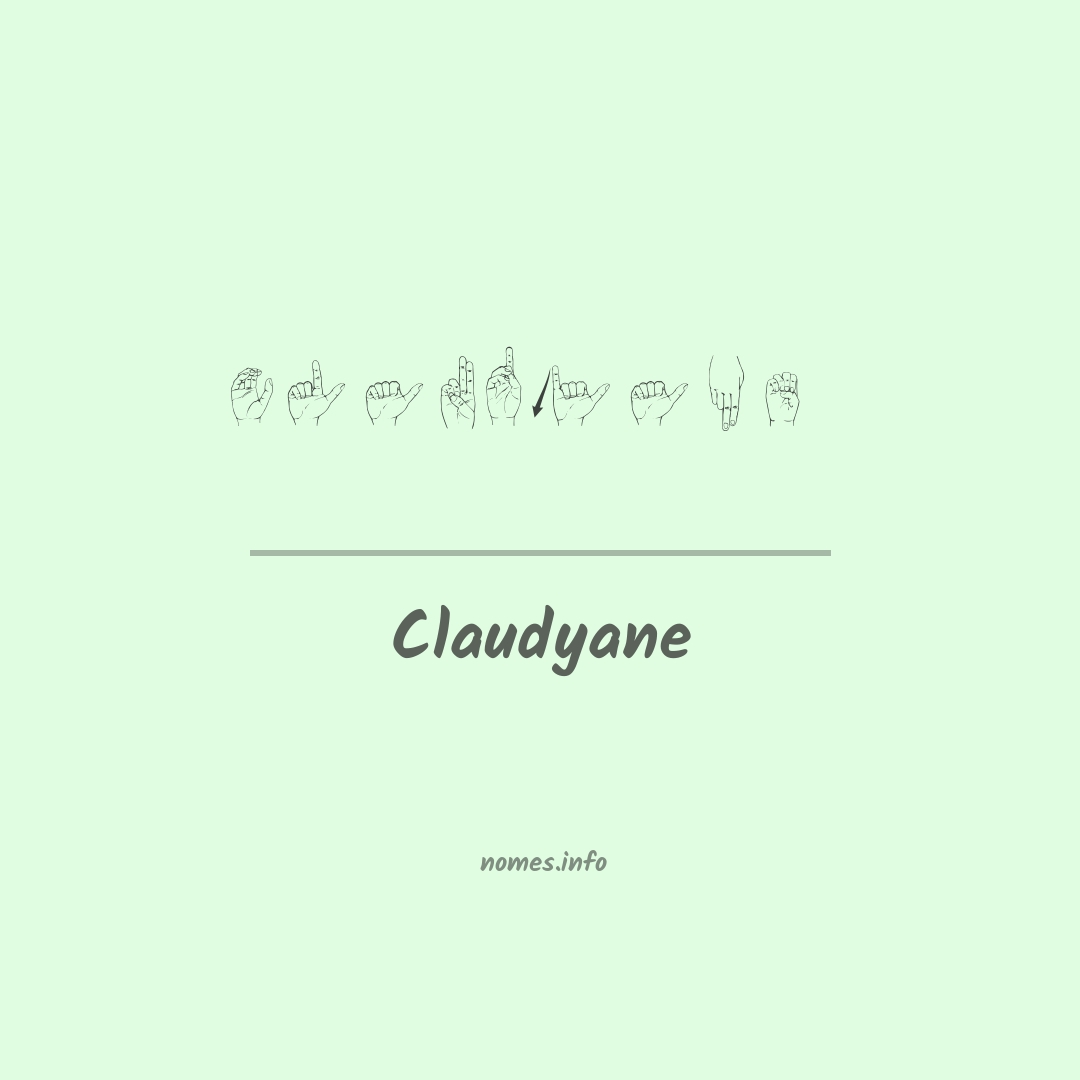 Claudyane em Libras