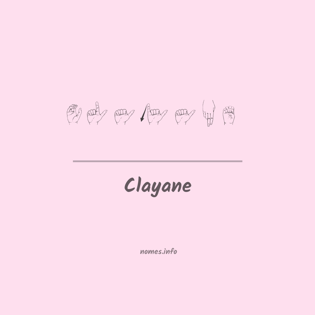 Clayane em Libras
