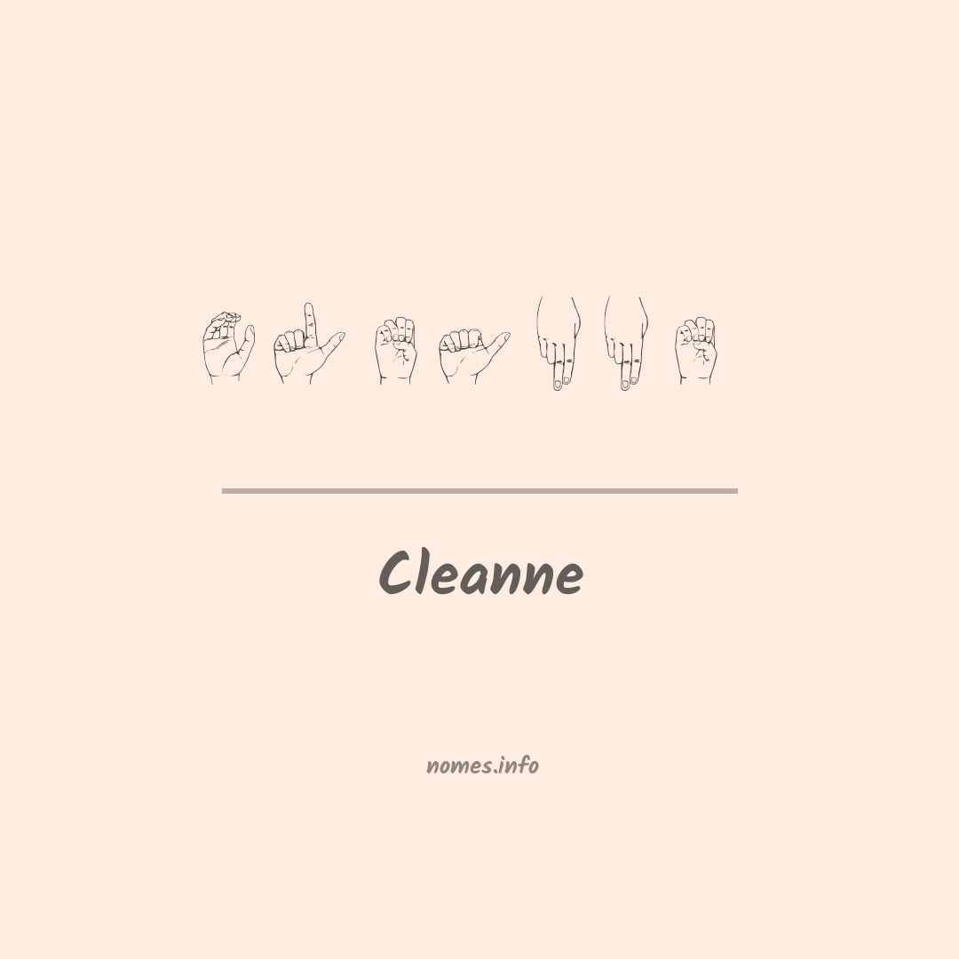 Cleanne em Libras Cleanne em Libras